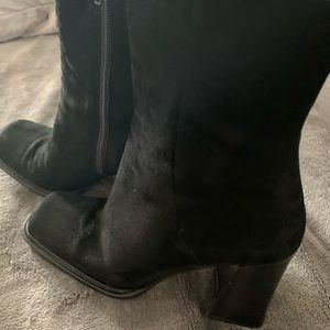 Suede blk Via Spiga boots made in Italy Gorgeous